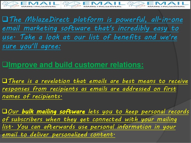 bulk mailing software free