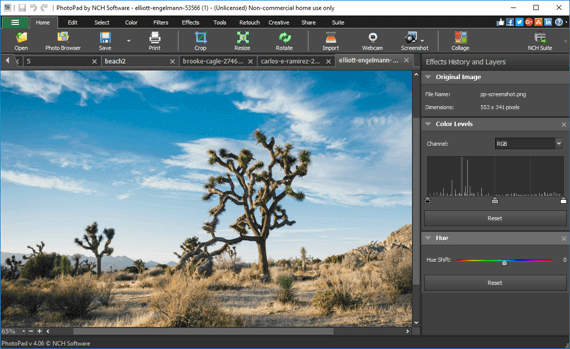 totally free photo editing software